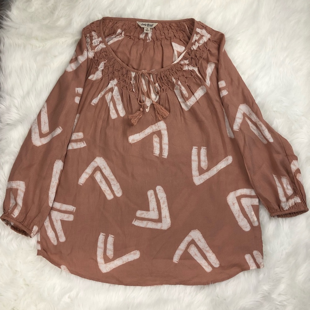 Lucky Brand Women’s Peasant Top